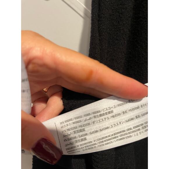 Abercrombie & Fitch Soft Half Sleeve Black Sweater - Picture 7 of 7